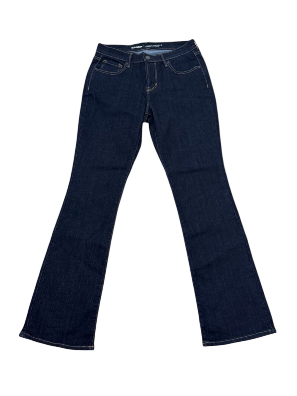 Women’s Old Navy Curvy Profile Dark Wash Denim Jeans Mid-Rise 28x30